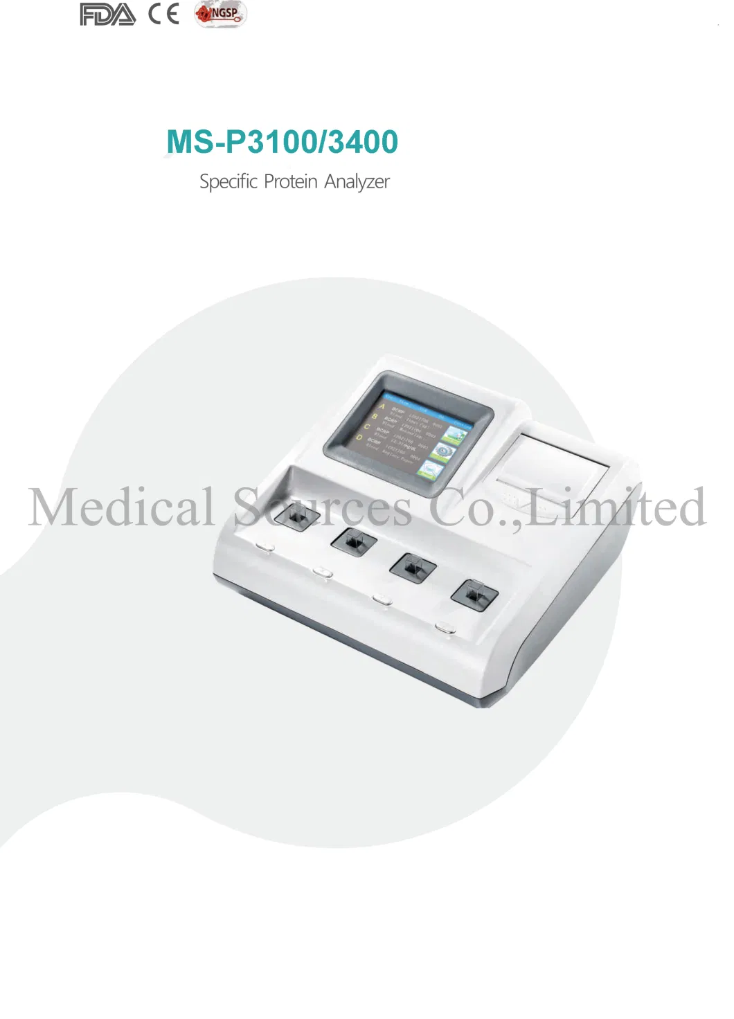 High Quality Specific Protein Analyzer Diagnostic/Test/Reader