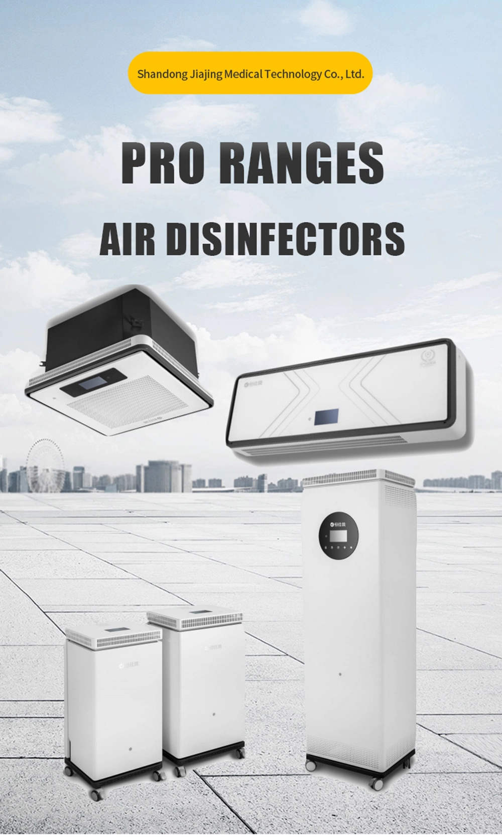 Air Purifier Air Cleaner Sterilizer for Hospital and Kindergarten