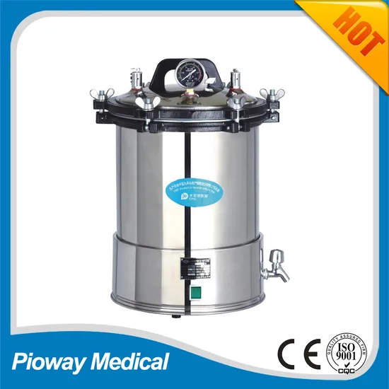Autoclave portatif de flux de 24 L, stérilisateur, machine de stérilisation (YX